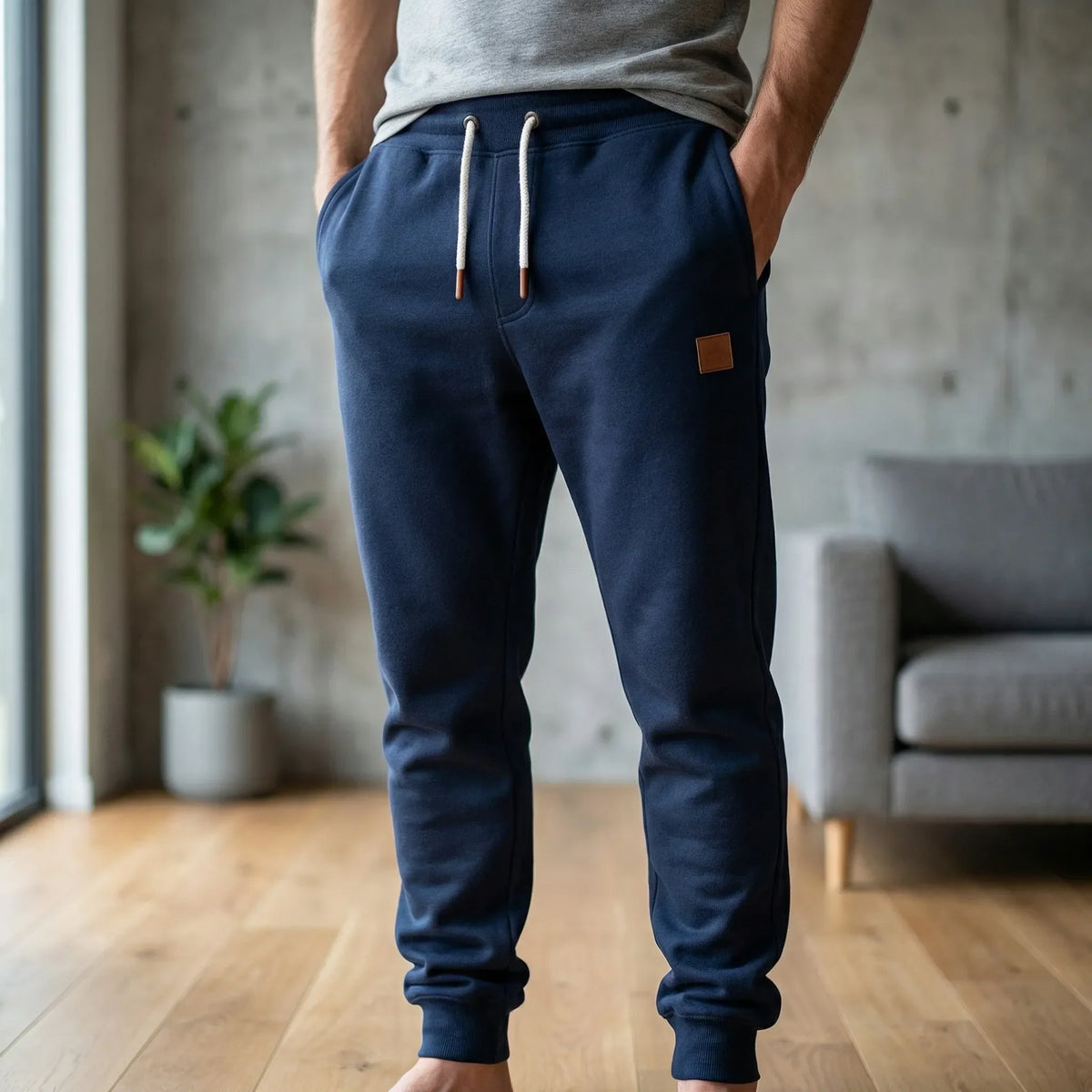 Pantaloni Jogger con Gamba Slim per Uomini