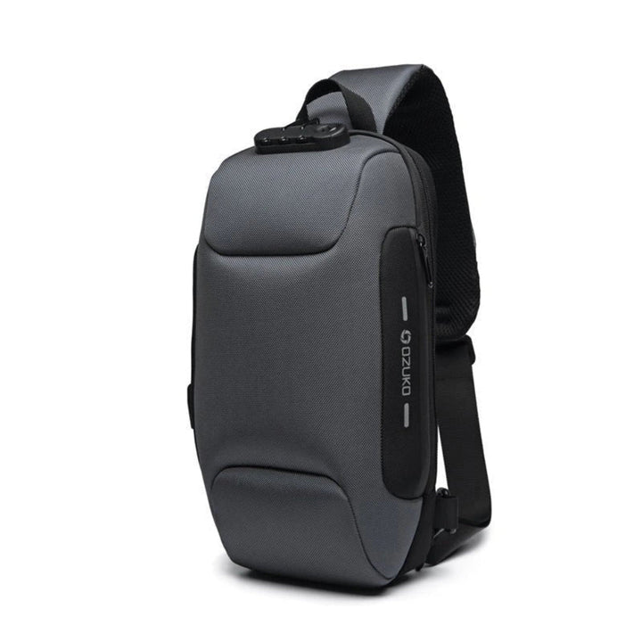 Borsa da Viaggio Crossbody Intelligente Design Antifurto con Porta USB Integrata