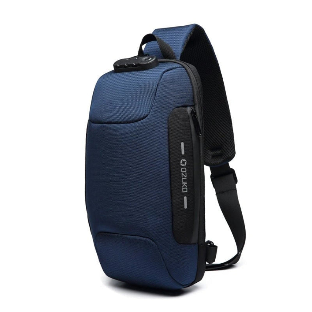 Borsa a tracolla tecnologia sicura – Pronta per il viaggio con porta USB e tasche nascoste