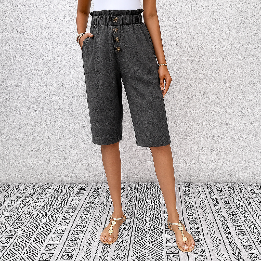 Pantaloni harem da donna a vita alta e vestibilità ampia