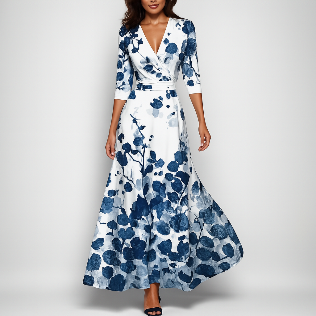 Abito Maxi Bohemien a V Pronto per l'Estate