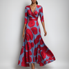 Abito Maxi Bohemien a V Pronto per l'Estate