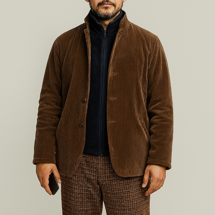 Giacca Retro Casual Unita Per Uomini