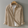 Camicia Casual a Maniche Lunghe con Tasca sul Petto per Donne