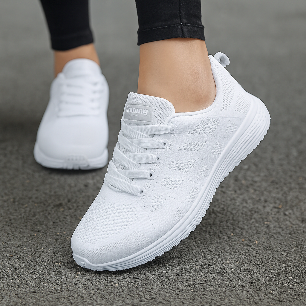 Scarpe sportive ergonomiche in mesh da donna