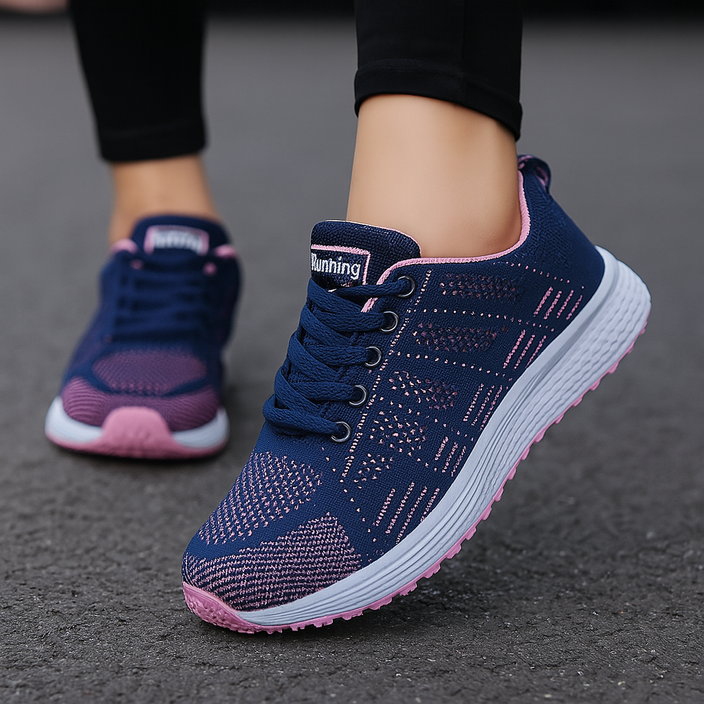 Scarpe sportive ergonomiche in mesh da donna