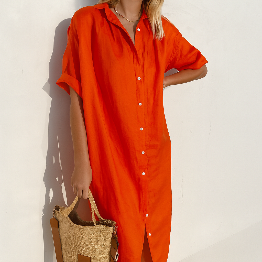 Abito Camicia in Lino da Donna