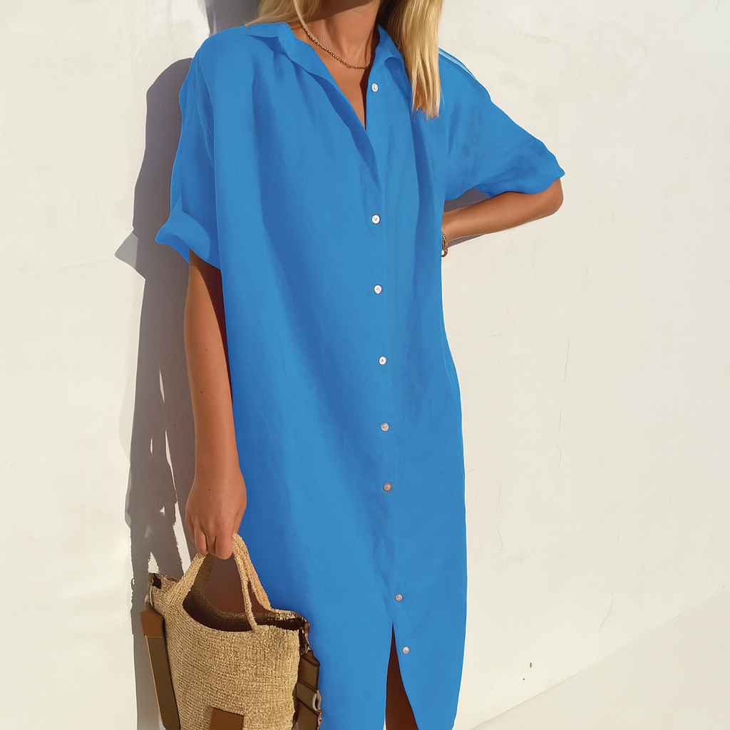 Abito Camicia in Lino da Donna