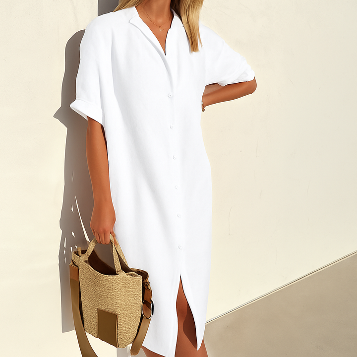 Abito Camicia in Lino da Donna
