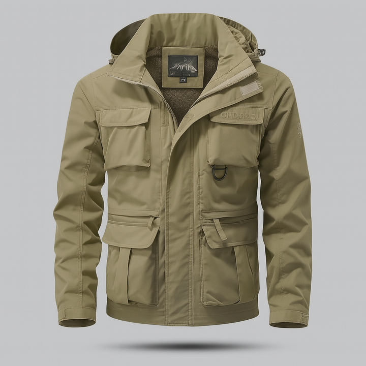 Cappotto Militare Stile Uomo Impermeabile