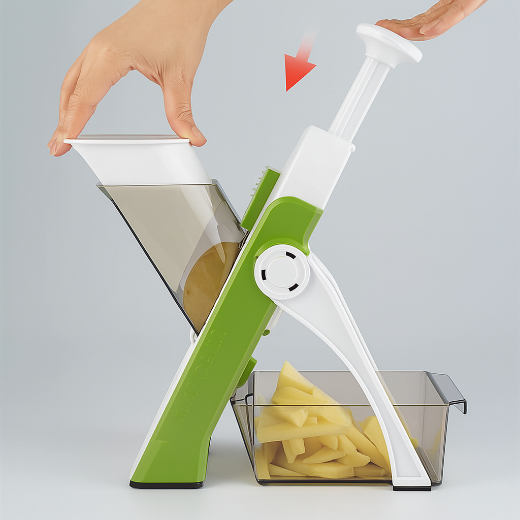 Cutter e Grattugia per Verdure in Acciaio Inossidabile