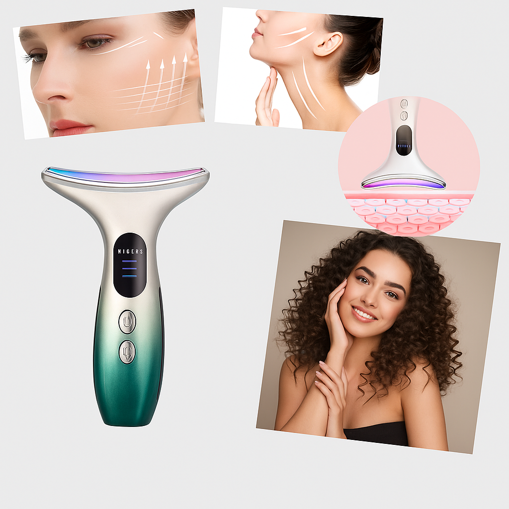 Dispositivo per Collo e Viso – Strumento di Cura della Pelle Compatto