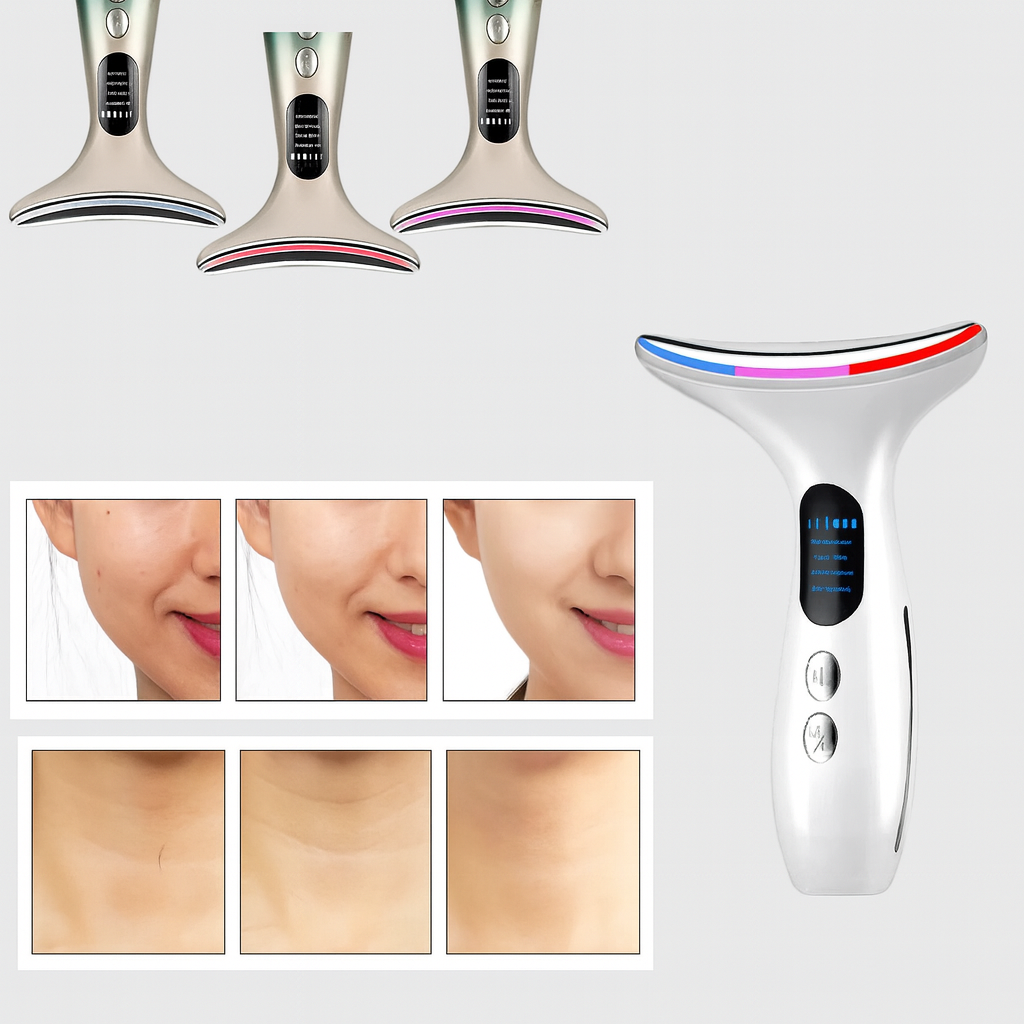 Dispositivo per Collo e Viso – Strumento di Cura della Pelle Compatto