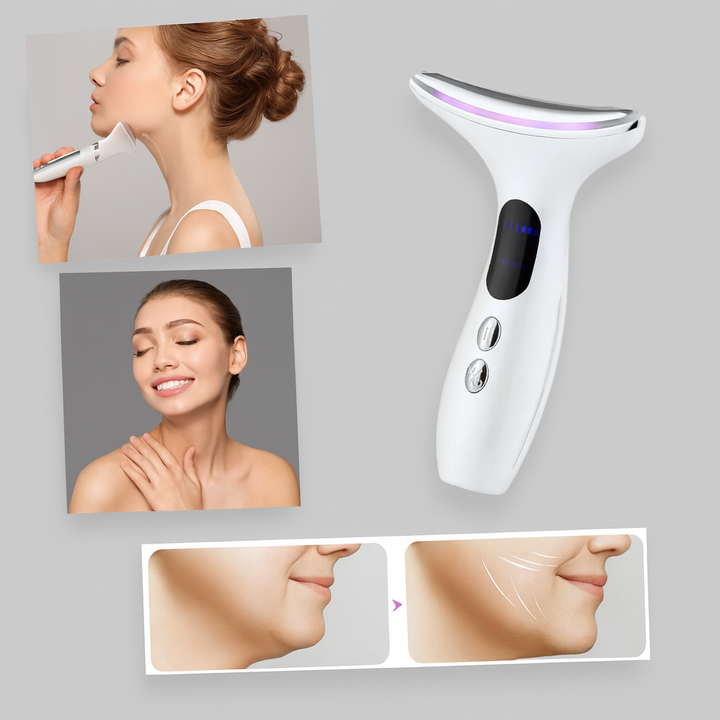 Dispositivo per Collo e Viso – Strumento di Cura della Pelle Compatto