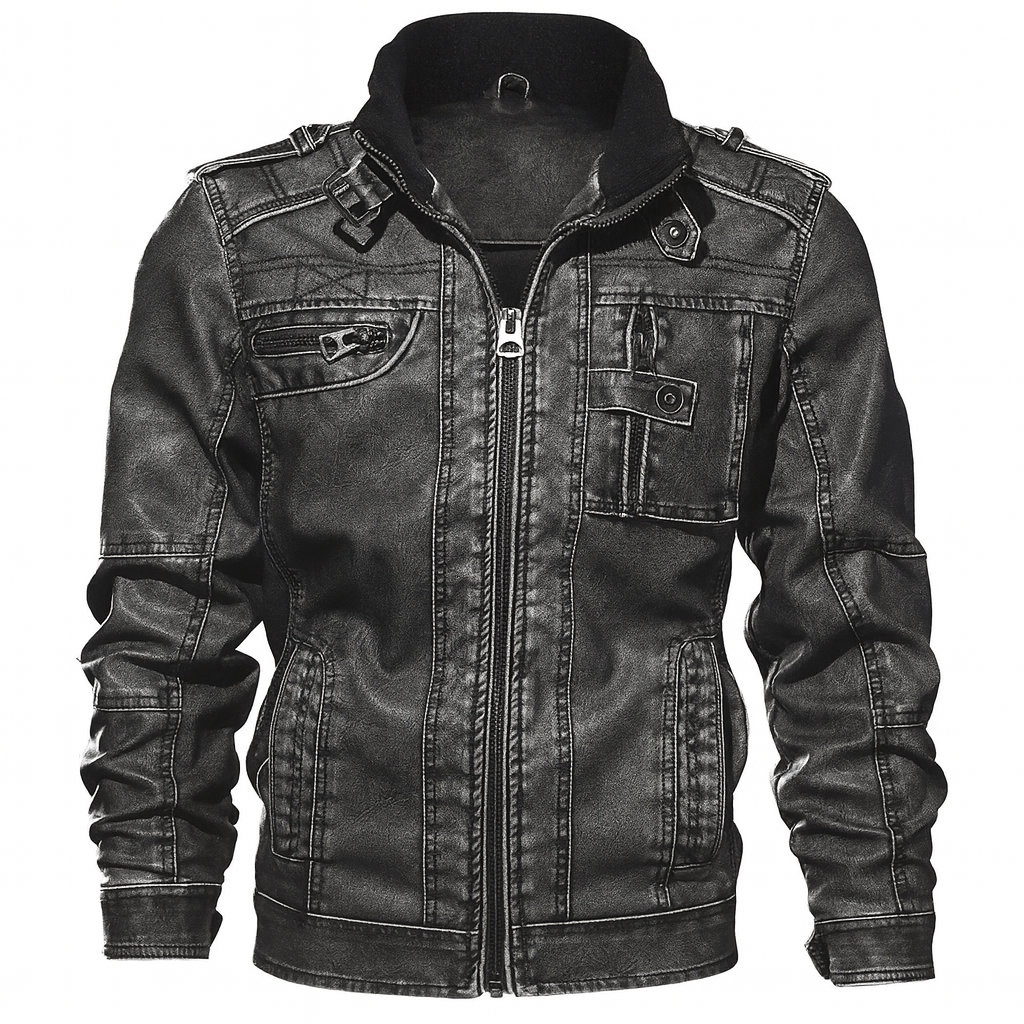Giacca in Pelle per Moto Premium per Uomo