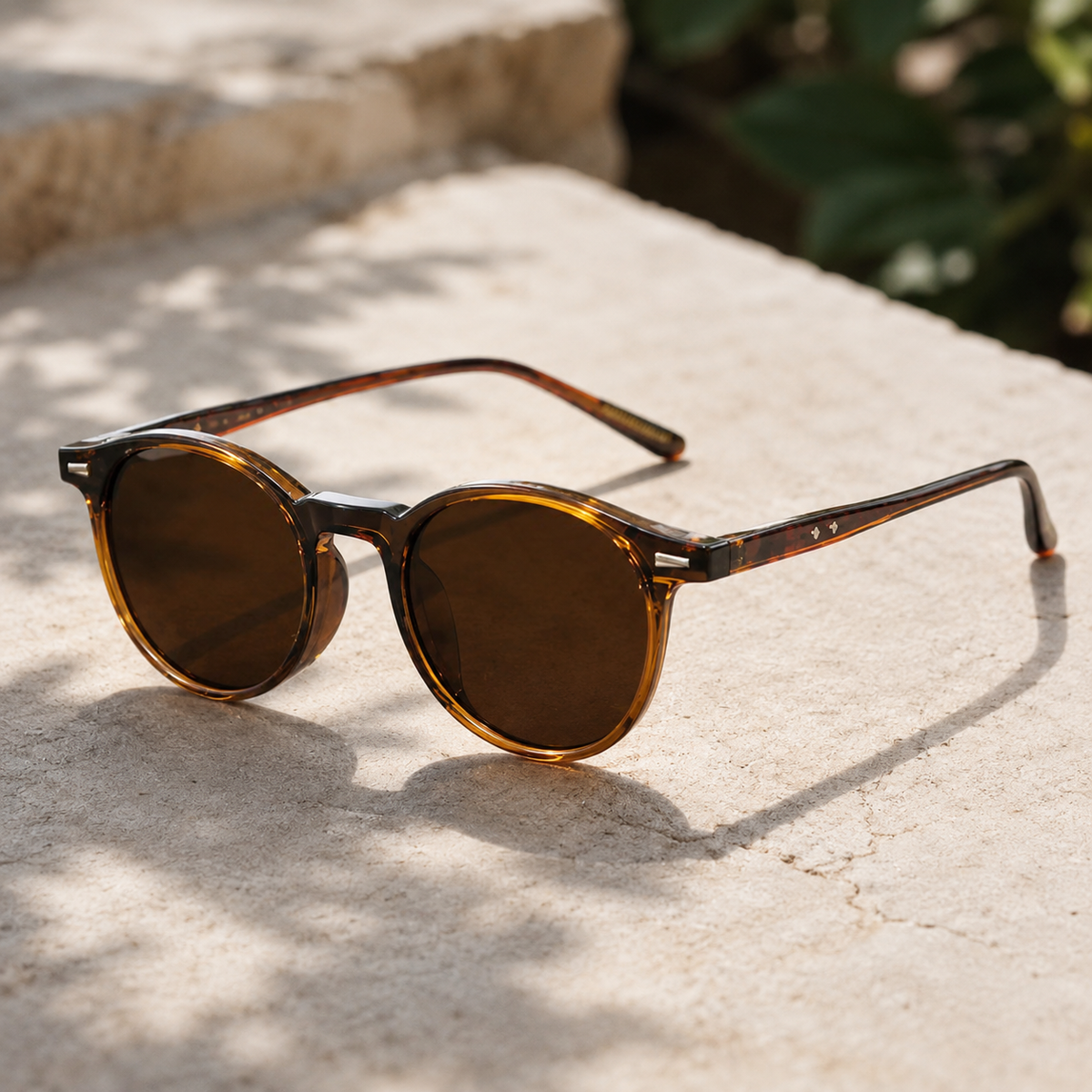 Occhiali da sole rotondi polarizzati – UV400 look retrò