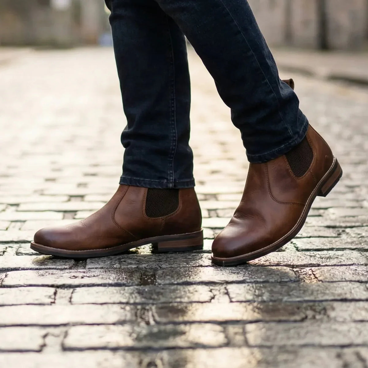 Stivale Chelsea alla Caviglia Slip-On per Uomini