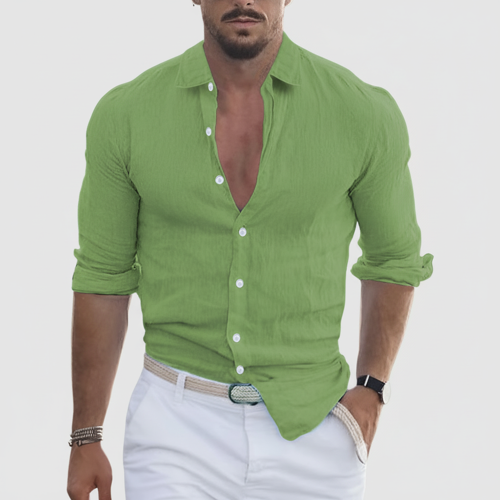 Colletto Mandarino Slim Fit per Uomini