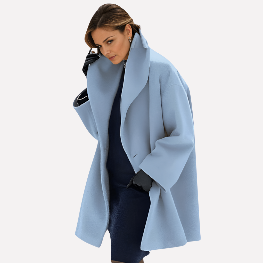Giacca con collo ampio da donna