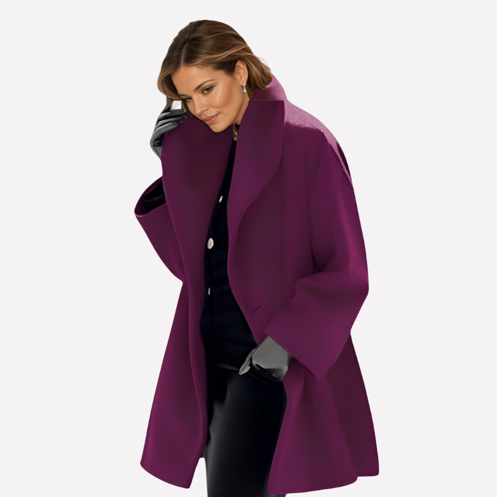 Giacca con collo ampio da donna
