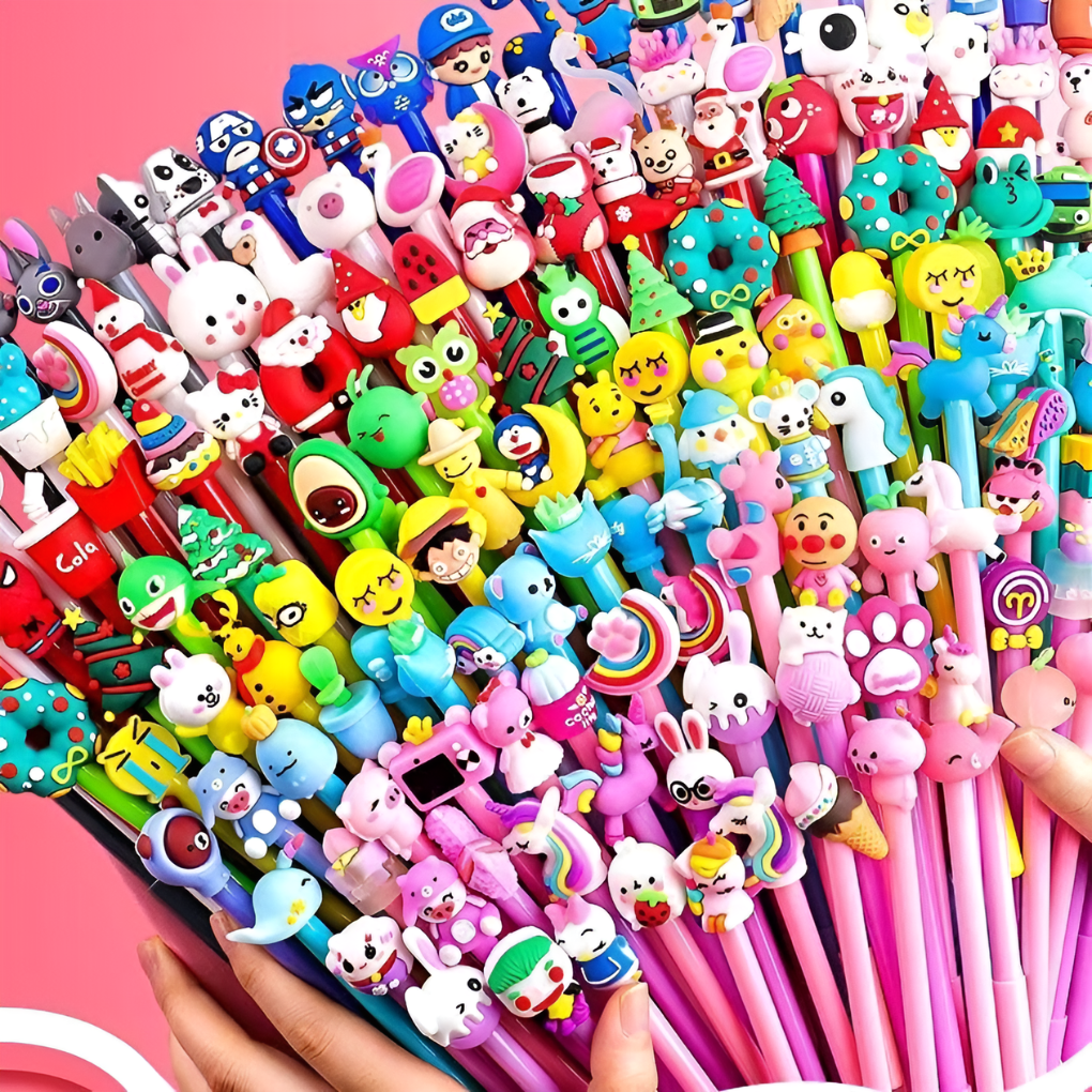 Set di Penne Gel Cartoon da 20 Pezzi