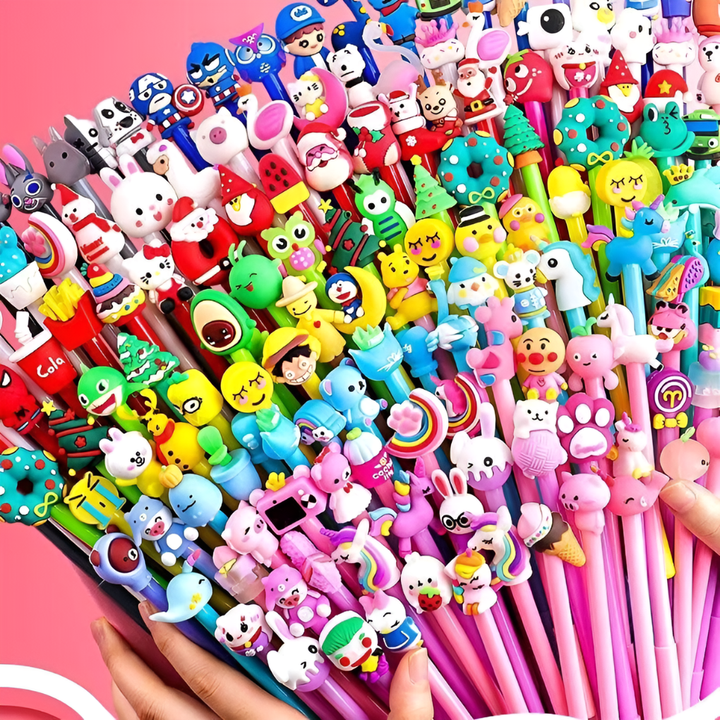 Set di Penne Gel Cartoon da 20 Pezzi