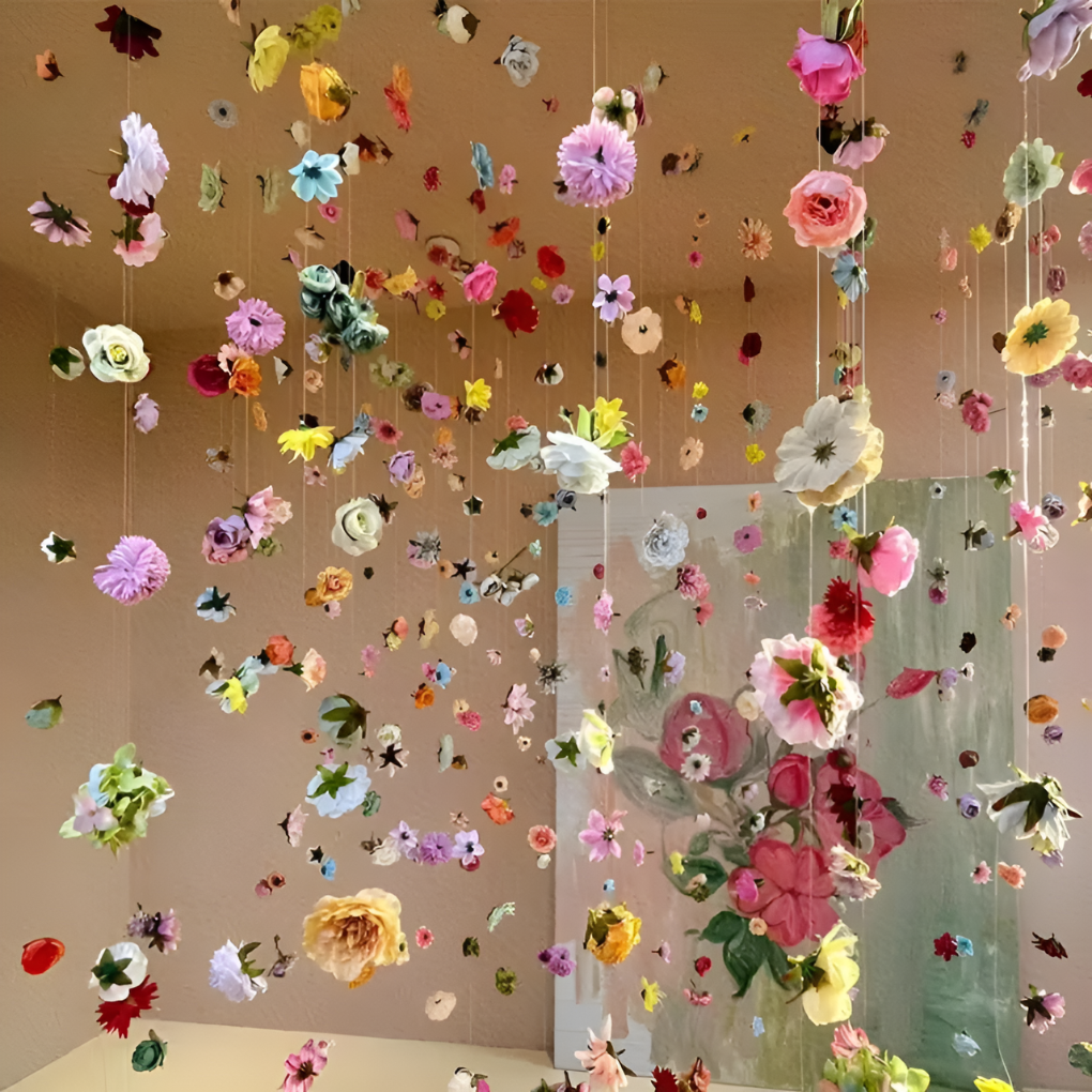 Filo di Fiori Artificiali da 100 Pezzi