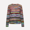 Maglione a righe in maglia da donna