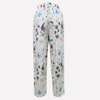 Pantaloni Dritti a Stampa Floreale da Donna