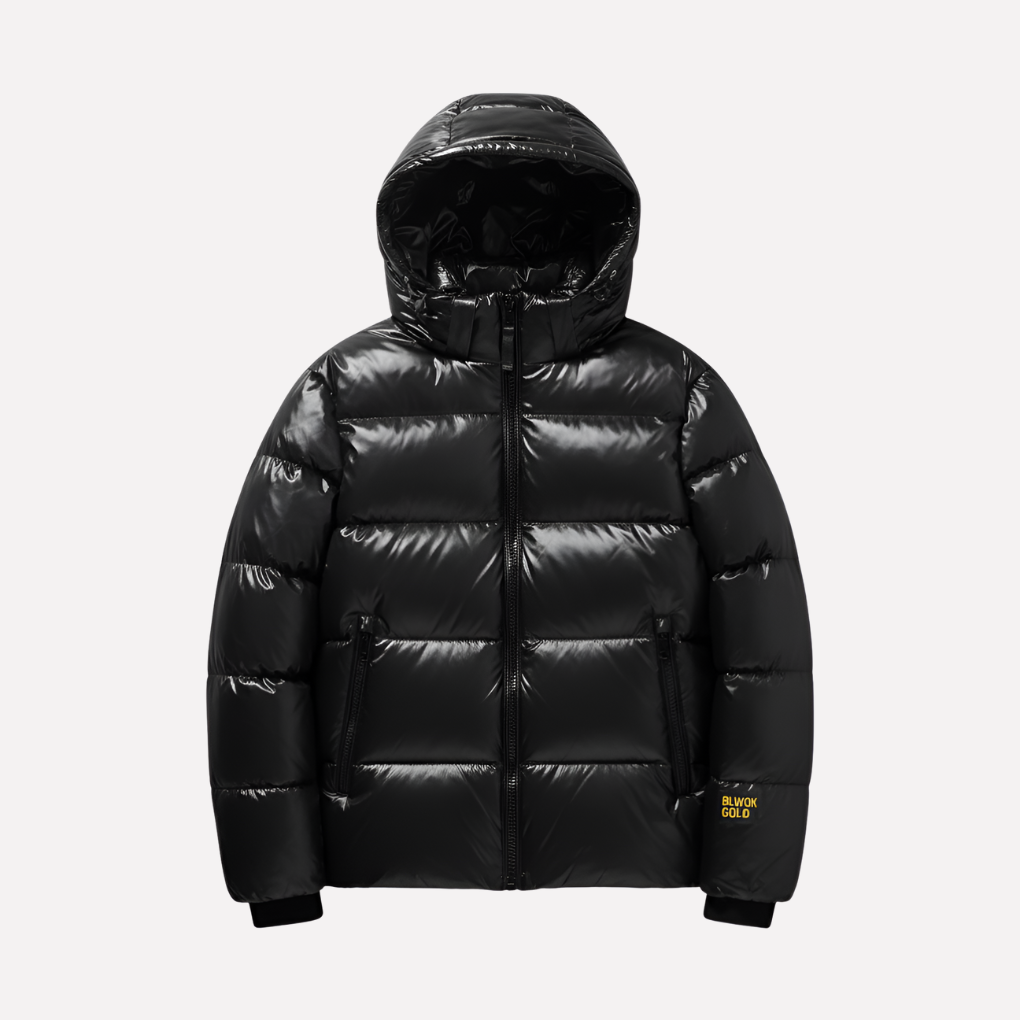Giacca Puffer con Cappuccio da Uomo