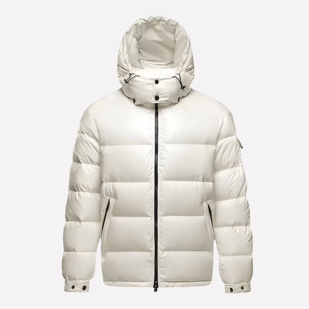 Giacca Puffer con Cappuccio da Uomo