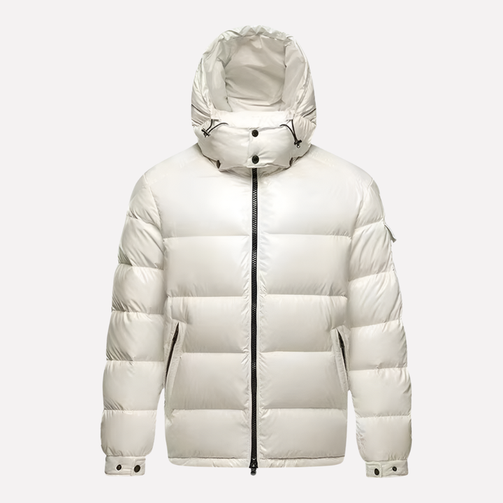 Giacca Puffer con Cappuccio da Uomo