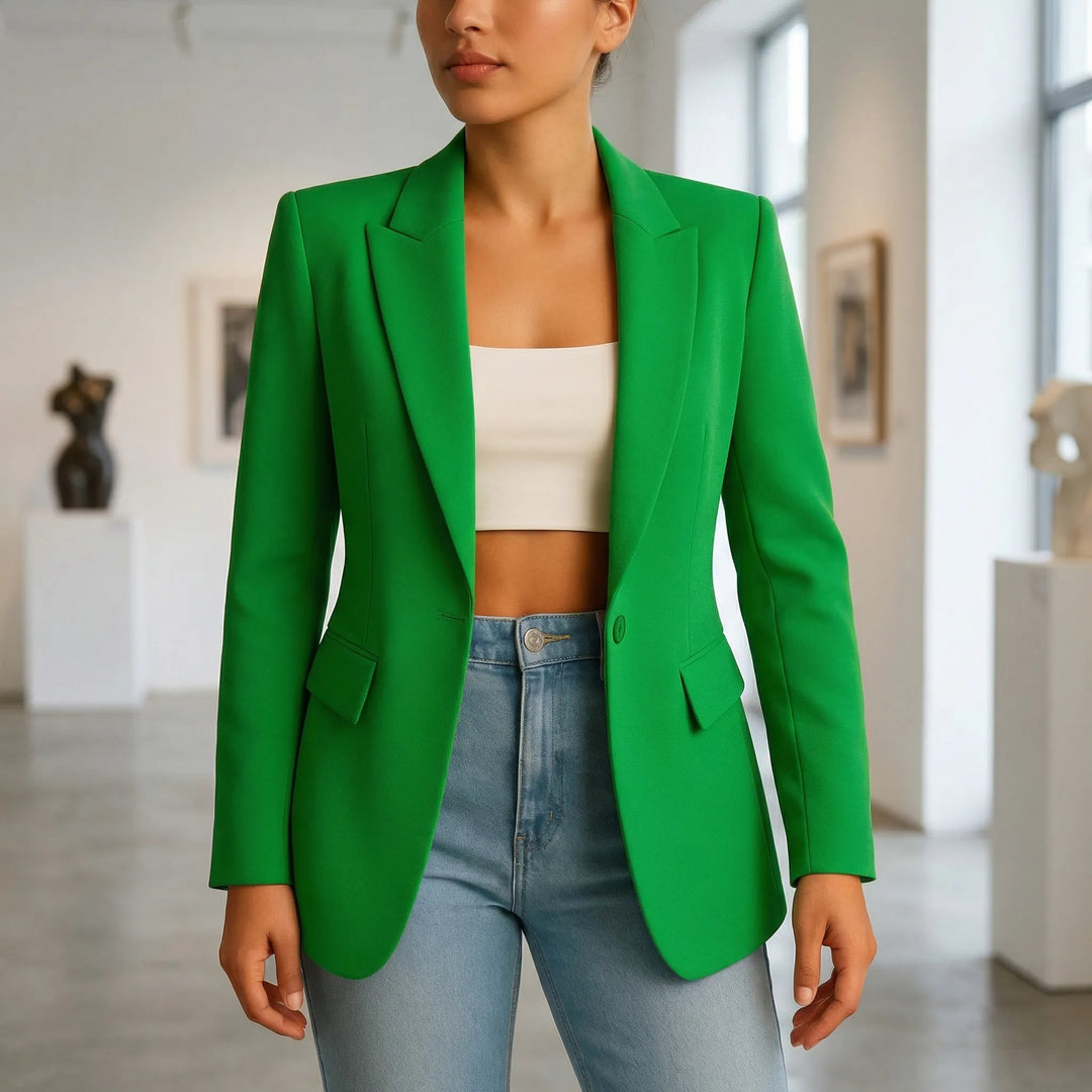 Claireux - Blazer da donna strutturato con un solo bottone