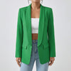 Blazer Strutturato Donna a Un Pulsante
