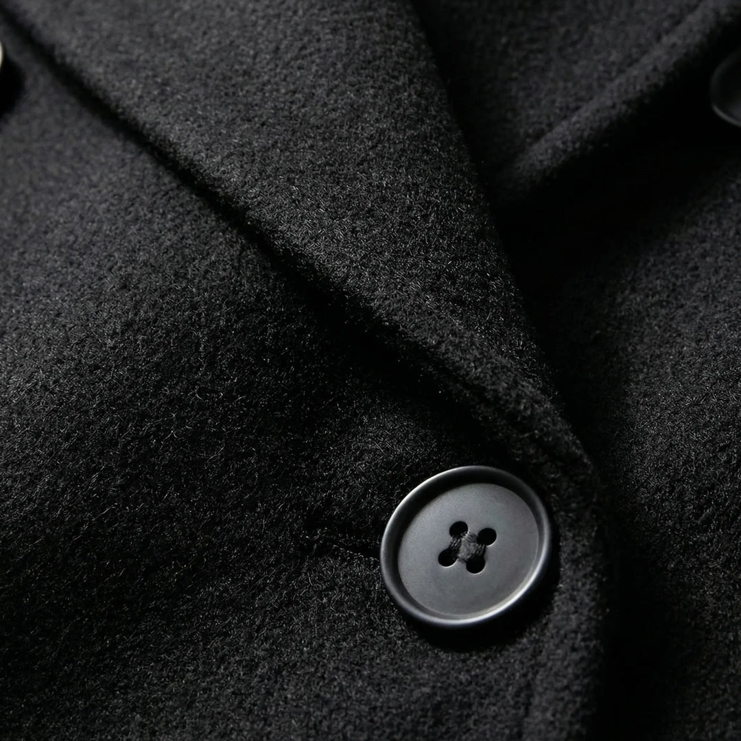 Clareven - Cappotto invernale lungo doppiopetto