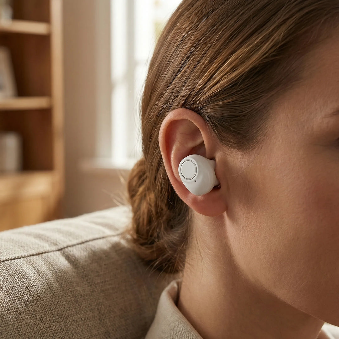 Clearios - Amplificatore audio in-ear ricaricabile