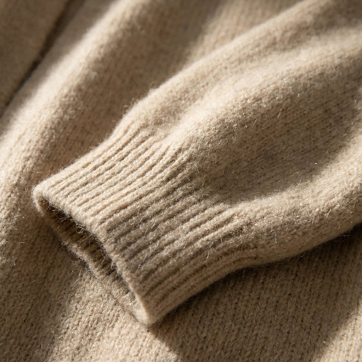 Clesten - Cardigan in maglia con bottoni sul davanti per donna