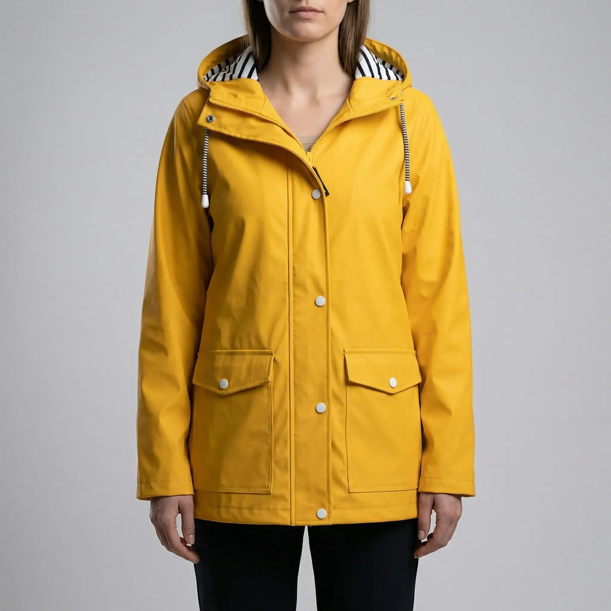 Giacca Outdoor Donna con Cappuccio Idrorepellente