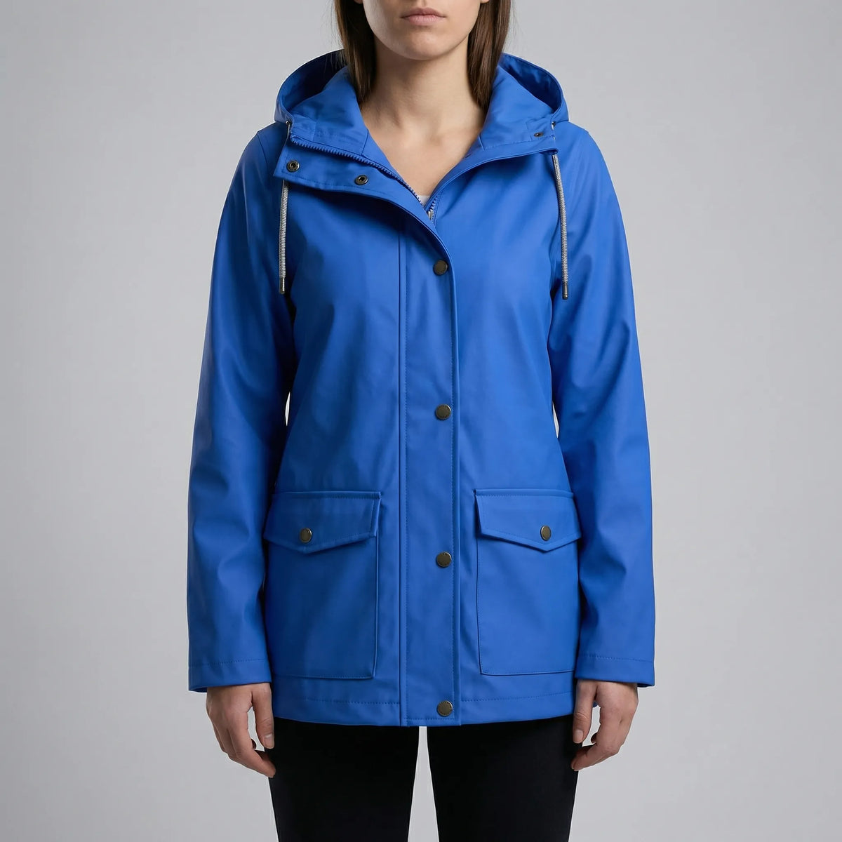 Giacca Outdoor Donna con Cappuccio Idrorepellente