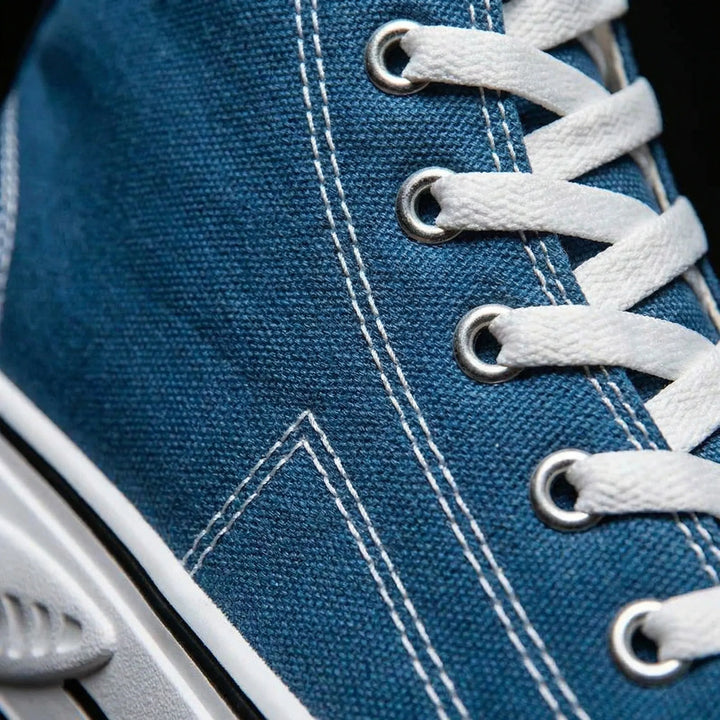 Colvane - Sneakers alte in tela con lacci