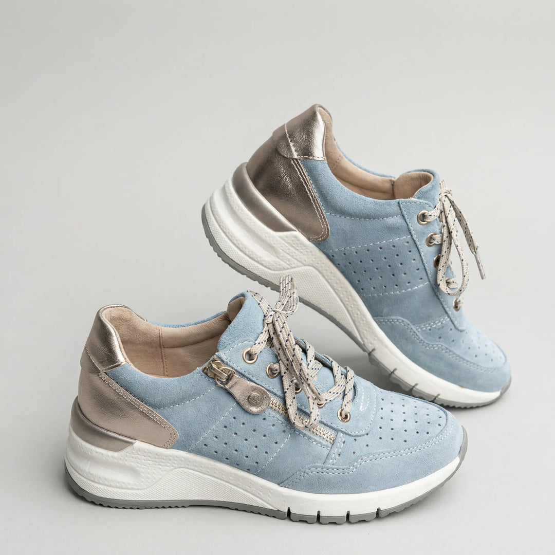 Comfovex - Scarpe da passeggio ortopediche da donna con lacci