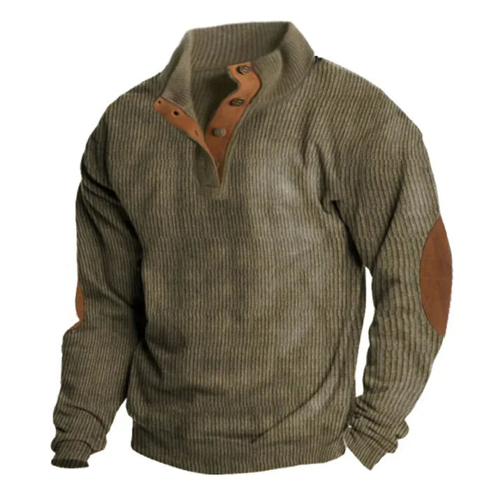 Maglione da uomo in velluto a coste, elegante e comodo