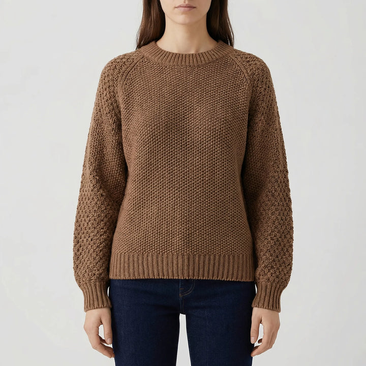 Cozlette - Pullover a girocollo in maglia morbida