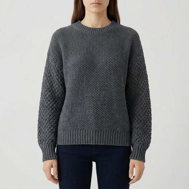 Cozlette - Pullover a girocollo in maglia morbida