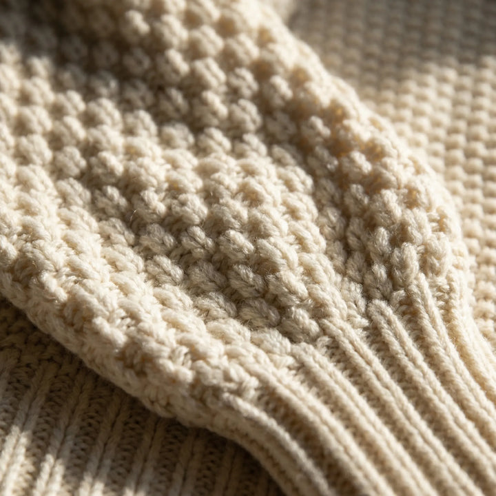 Cozlette - Pullover a girocollo in maglia morbida
