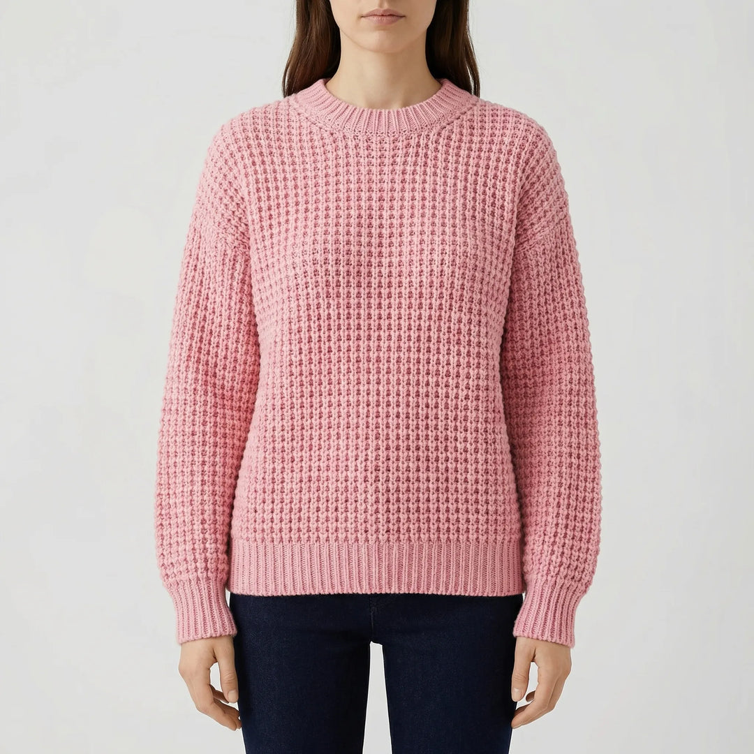 Cozlette - Pullover a girocollo in maglia morbida