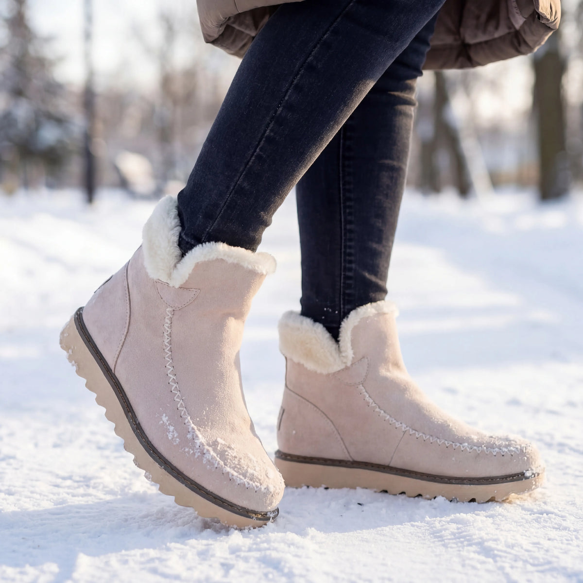 Stivale Alla Caviglia Isolato Slip-On