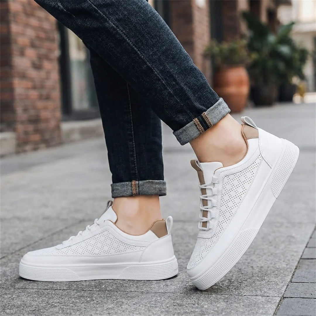 Crestio - Sneaker bassa in pelle con lacci