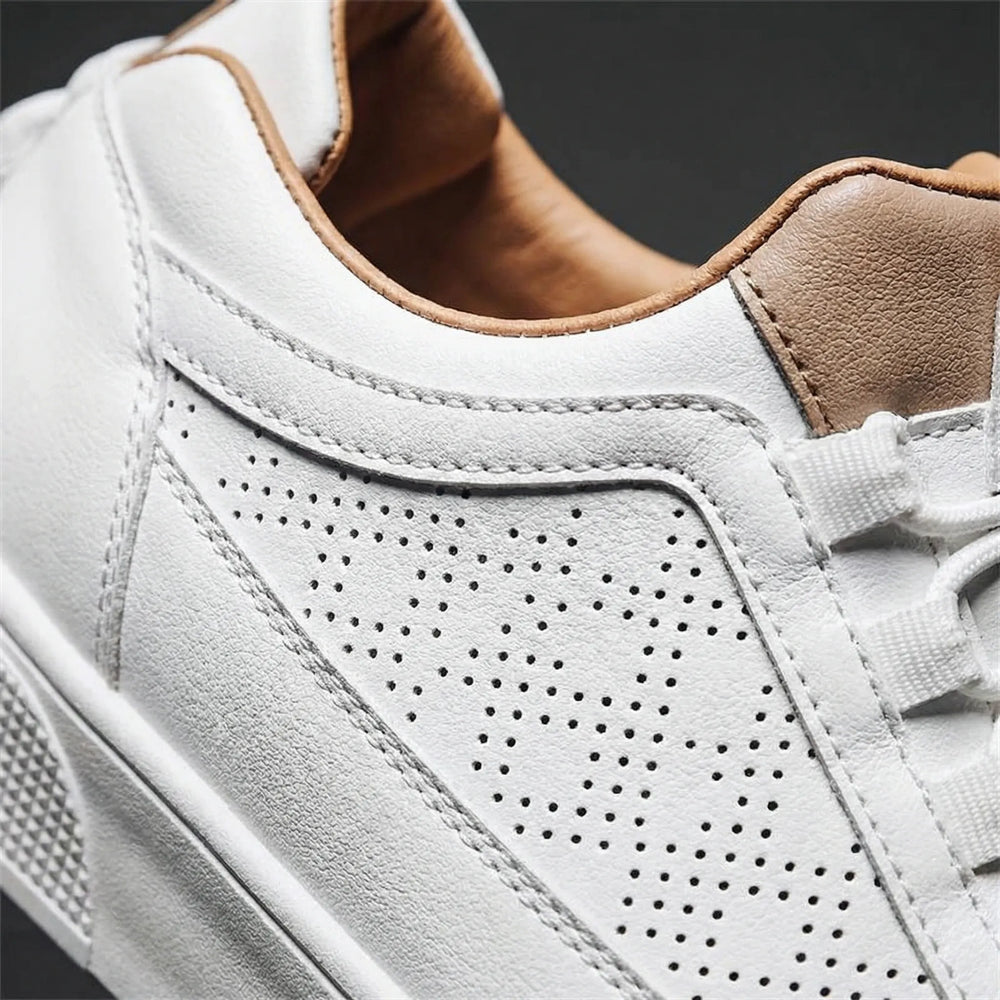Crestio - Sneaker bassa in pelle con lacci