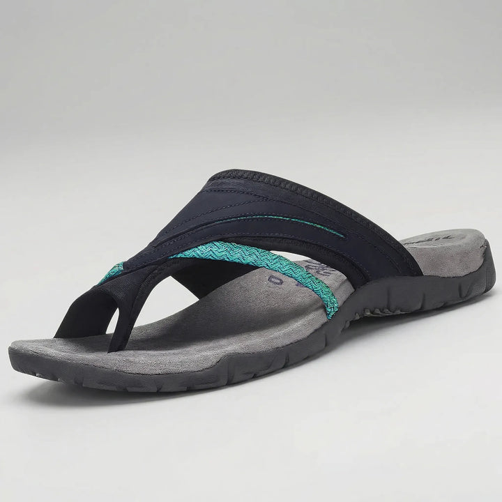 Crossella - Cross Strap Slip-On Sandal